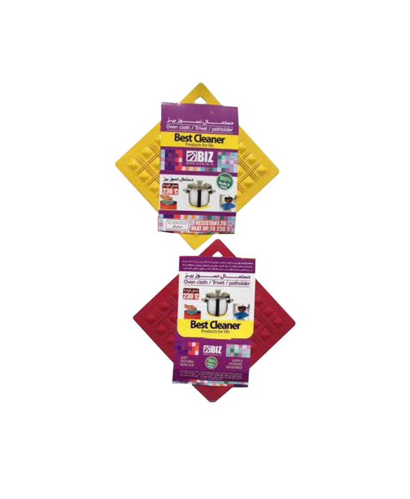 پک دو عددی دستمال نسوز BIZ (شوینده)